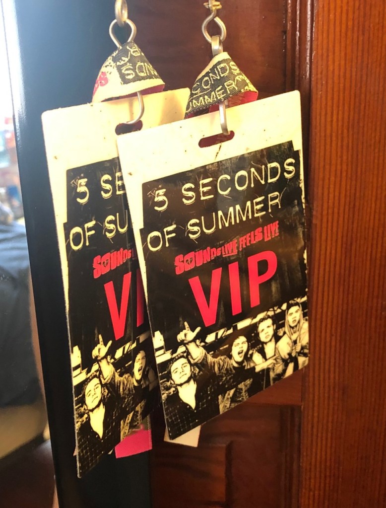 5 Seconds of Summer VIP lanyards