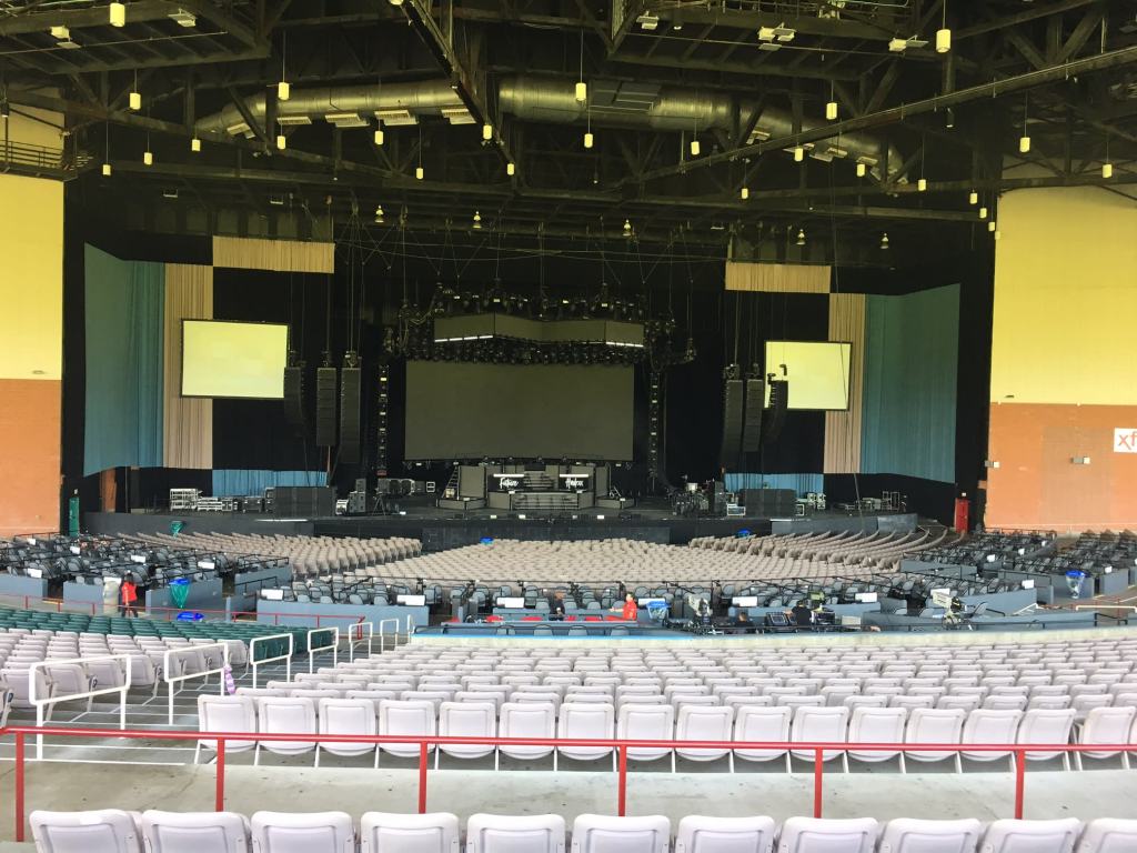 inside of Xfinity Theatre